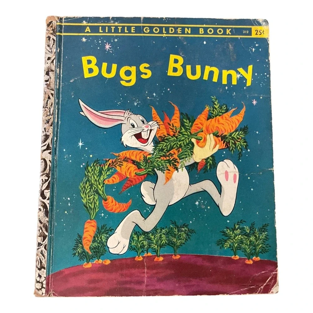 Vintage A Little Golden Book Bugs Bunny #312 Simon and Schuster 1949 Warner Bros